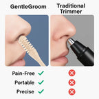 Boneroshop | Compact Nose Hair Trimmer with 360° Rotating Head – Precise Grooming for Men and Women