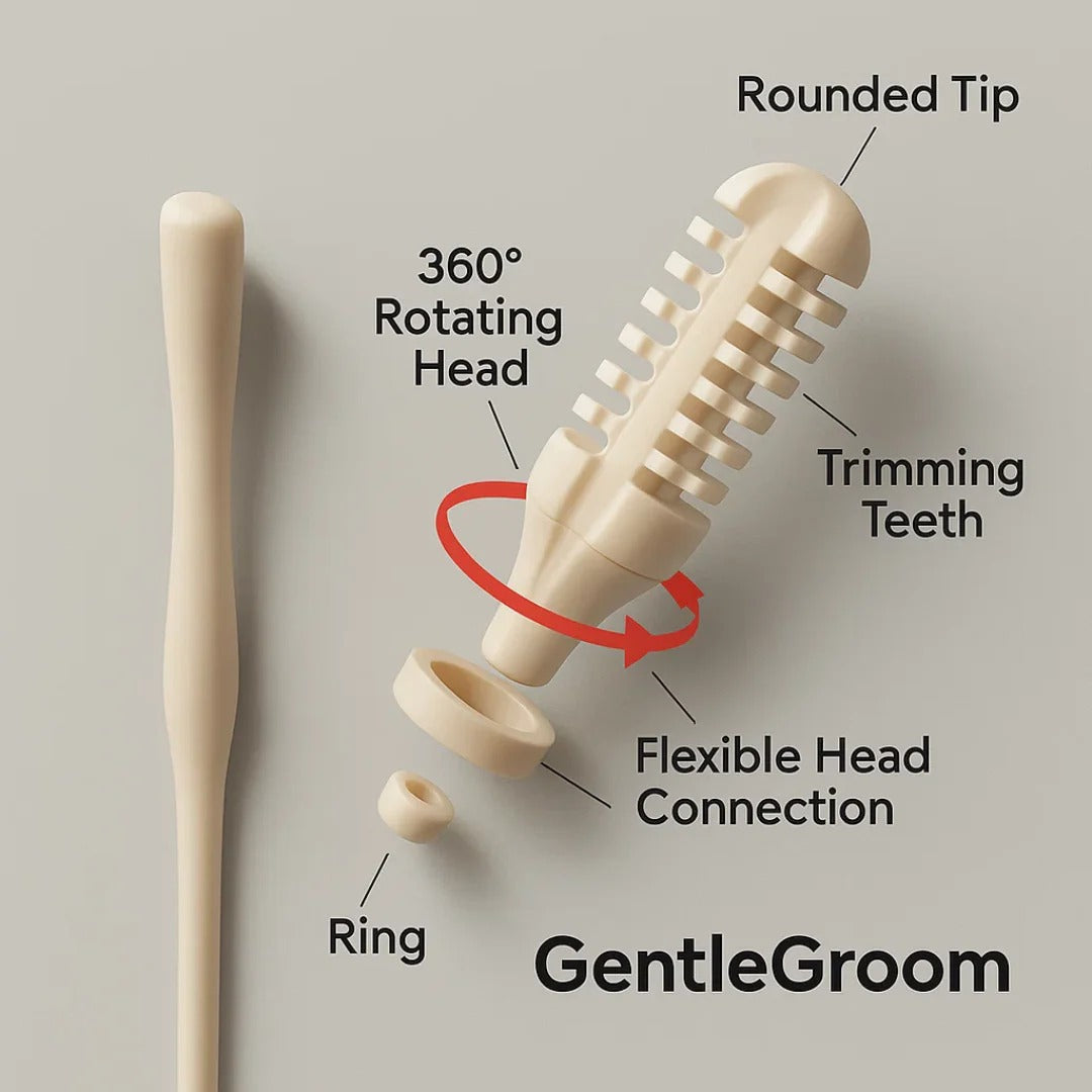 Boneroshop | Compact Nose Hair Trimmer with 360° Rotating Head – Precise Grooming for Men and Women