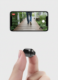 Compact WiFi Security Camera with Night Vision and Motion Detection