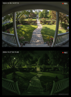 Compact WiFi Security Camera with Night Vision and Motion Detection