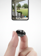 Compact WiFi Security Camera with Night Vision and Motion Detection