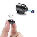 Compact WiFi Security Camera with Night Vision and Motion Detection