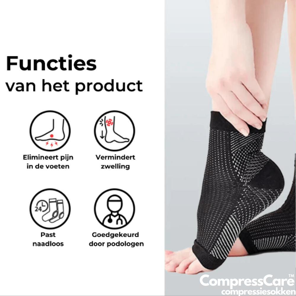 Compression socks for pain relief & foot comfort – ideal for arthritis, diabetes & heel pain