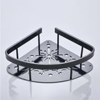 Contemporary 8-Piece Bathroom Accessory Set – Matte Black Shelf, Paper Holder & Towel Hook
