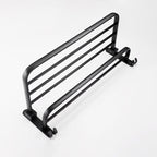 Contemporary 8-Piece Bathroom Accessory Set – Matte Black Shelf, Paper Holder & Towel Hook