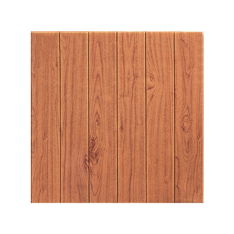 Contemporary Peel and Stick Wall Panelling – Waterproof Wood Slat Effect