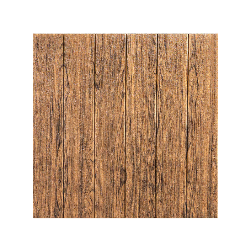 Contemporary Peel and Stick Wall Panelling – Waterproof Wood Slat Effect