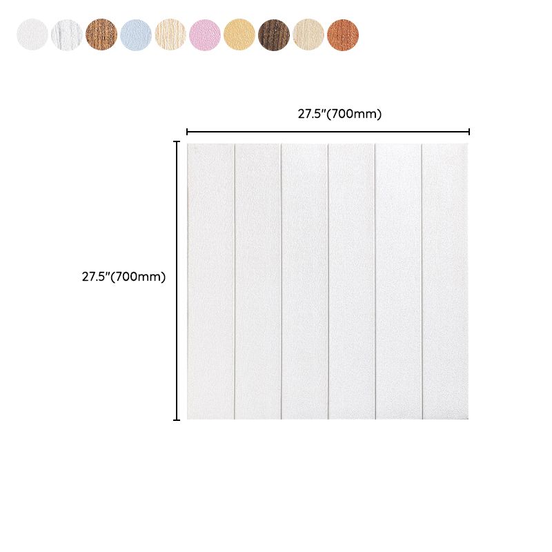 Contemporary Peel and Stick Wall Panelling – Waterproof Wood Slat Effect