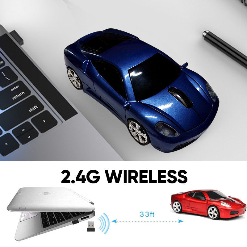 Cool Sports Car Shaped Wireless Mouse