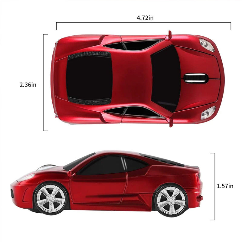 Cool Sports Car Shaped Wireless Mouse