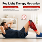 Cordless Red Light Therapy Wrap — Foot, Heel & Ankle, 660nm & 850nm
