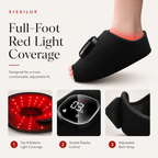 Cordless Red Light Therapy Wrap — Foot, Heel & Ankle, 660nm & 850nm