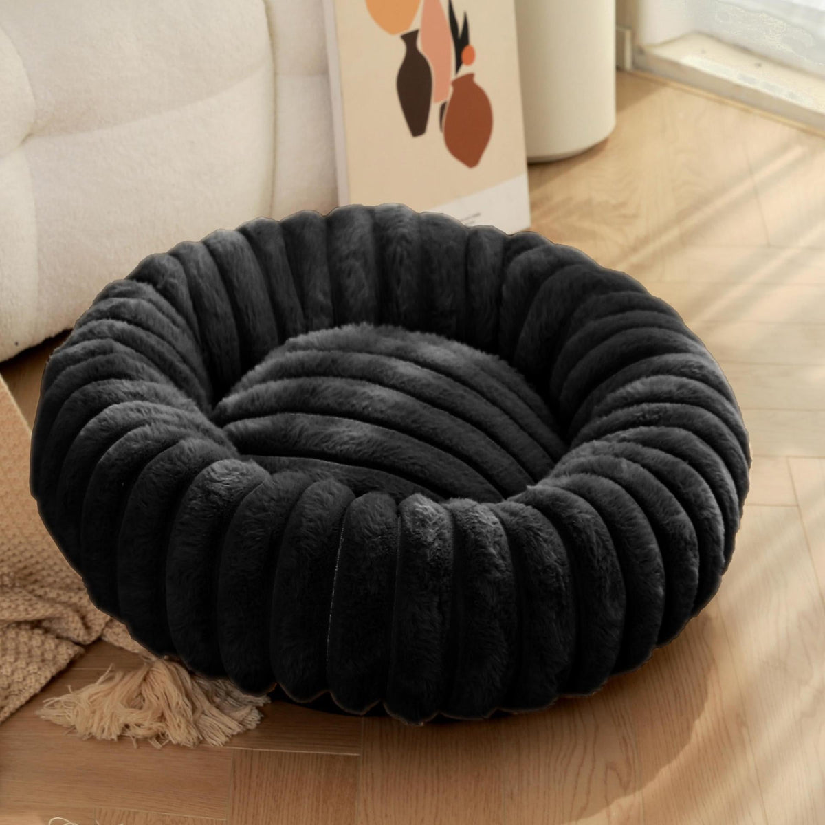 Cosy Cuddle Pet Bed with Raised Edges