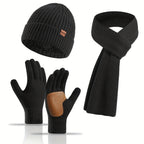 Cosy Knitted Winter Set - 3 Pieces for Warmth