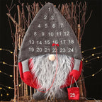 Countdown to Christmas Santa Pendant Advent Calendar