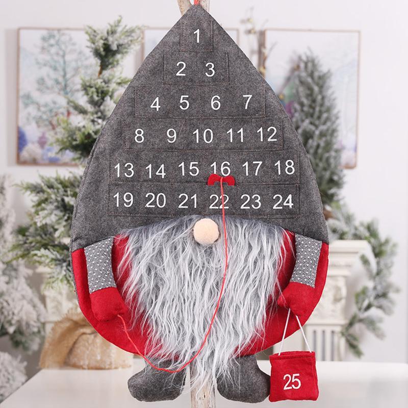 Countdown to Christmas Santa Pendant Advent Calendar