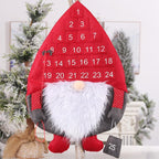 Countdown to Christmas Santa Pendant Advent Calendar