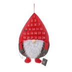 Countdown to Christmas Santa Pendant Advent Calendar