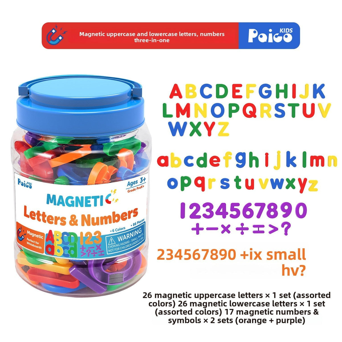 Counting Manipulatives, Letter Sets and Activity Tub Choices