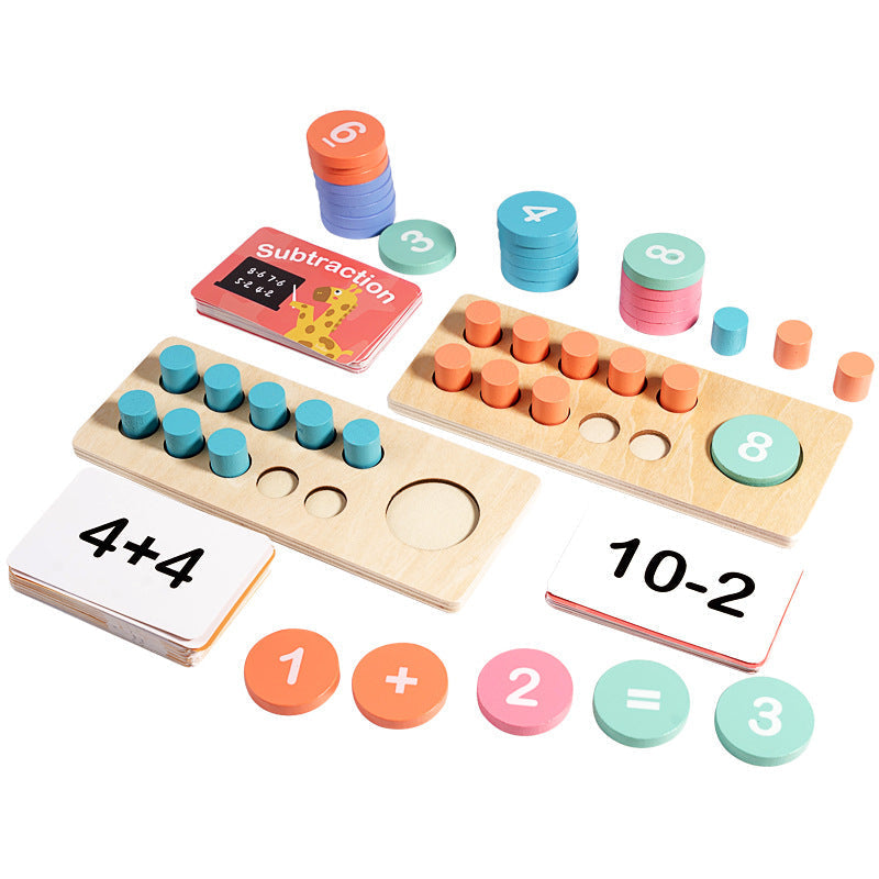 Counting Toys for Kids – Wooden Maths & Fine Motor Practice