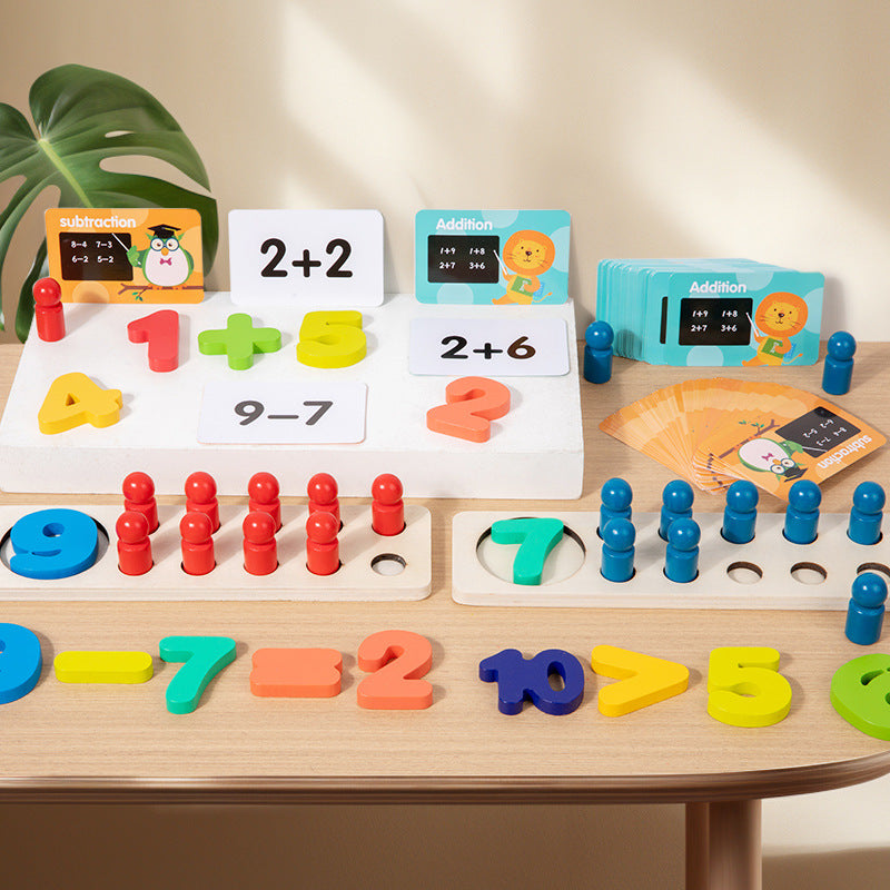 Counting Toys for Kids – Wooden Maths & Fine Motor Practice