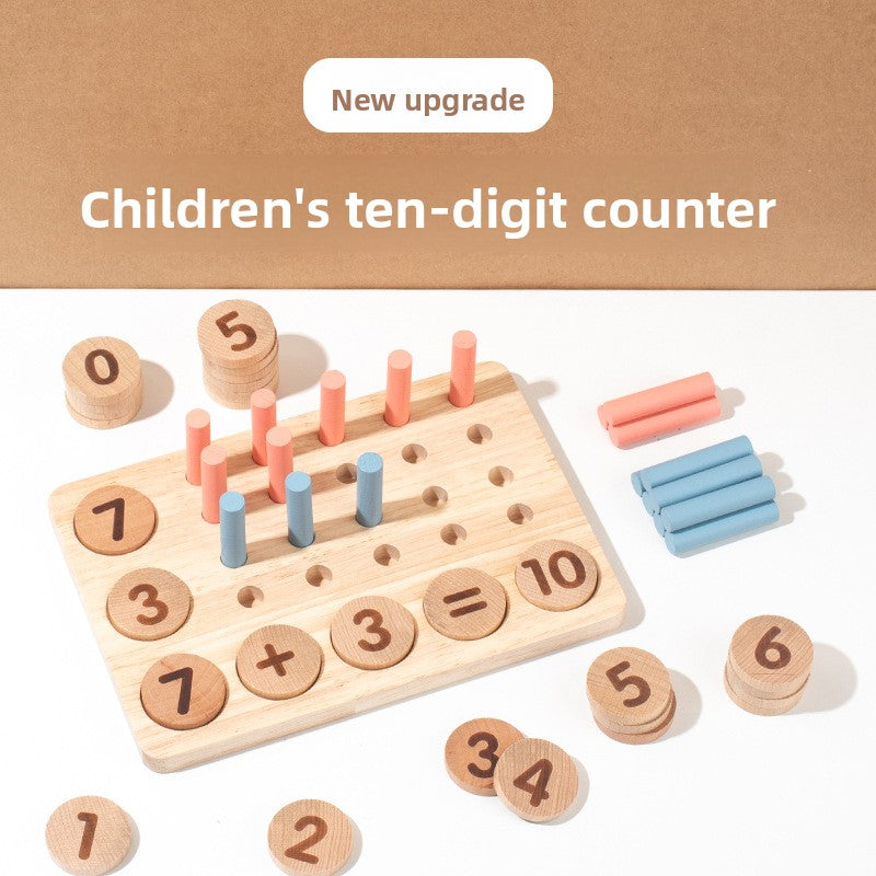 Counting Toys for Kids – Wooden Maths & Fine Motor Practice
