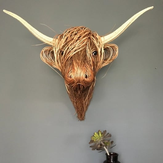 Boneroshop | Cow Wall Sculpture – Bowie