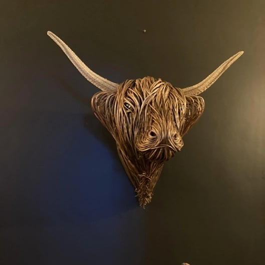 Boneroshop | Cow Wall Sculpture – Bowie