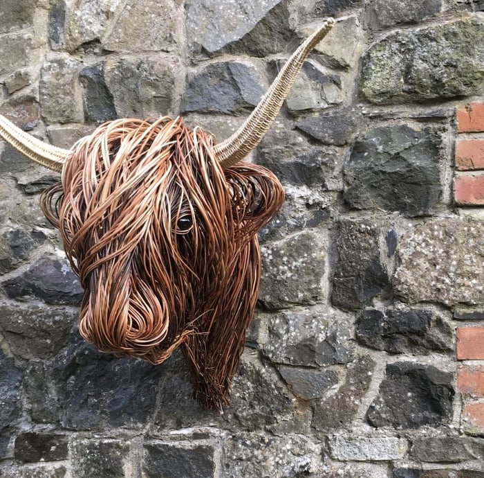 Boneroshop | Cow Wall Sculpture – Bowie