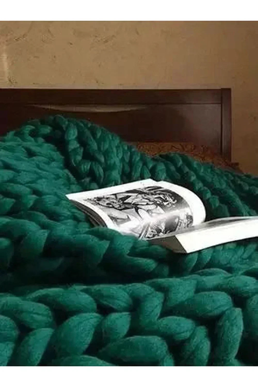 Boneroshop | Cosy Knit Chunky Blanket
