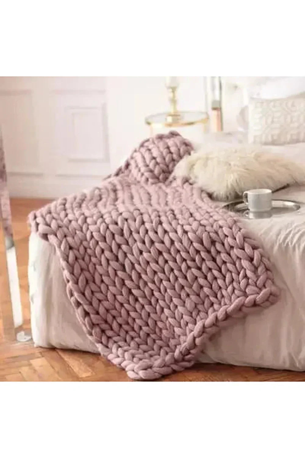 Boneroshop | Cosy Knit Chunky Blanket
