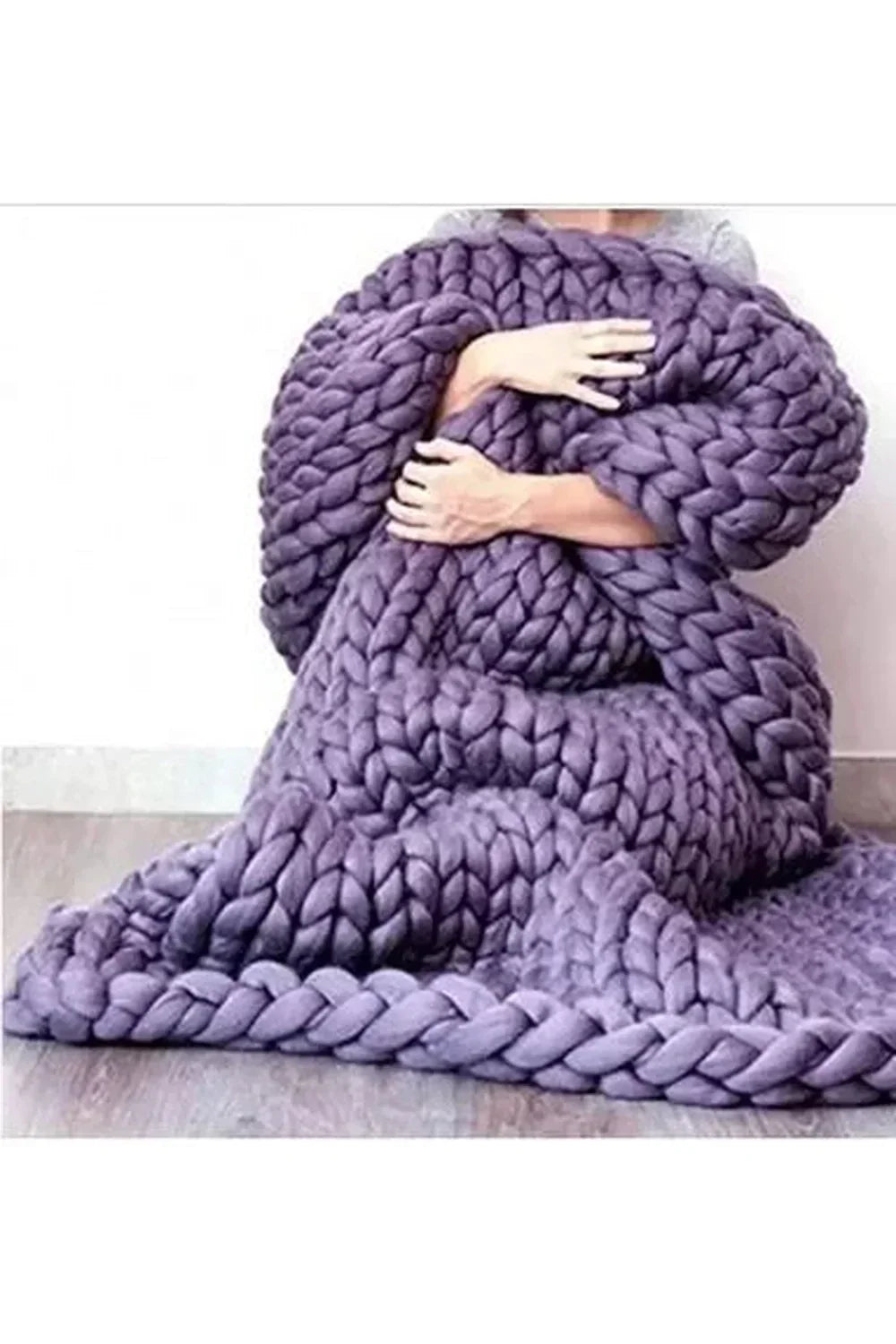 Boneroshop | Cosy Knit Chunky Blanket