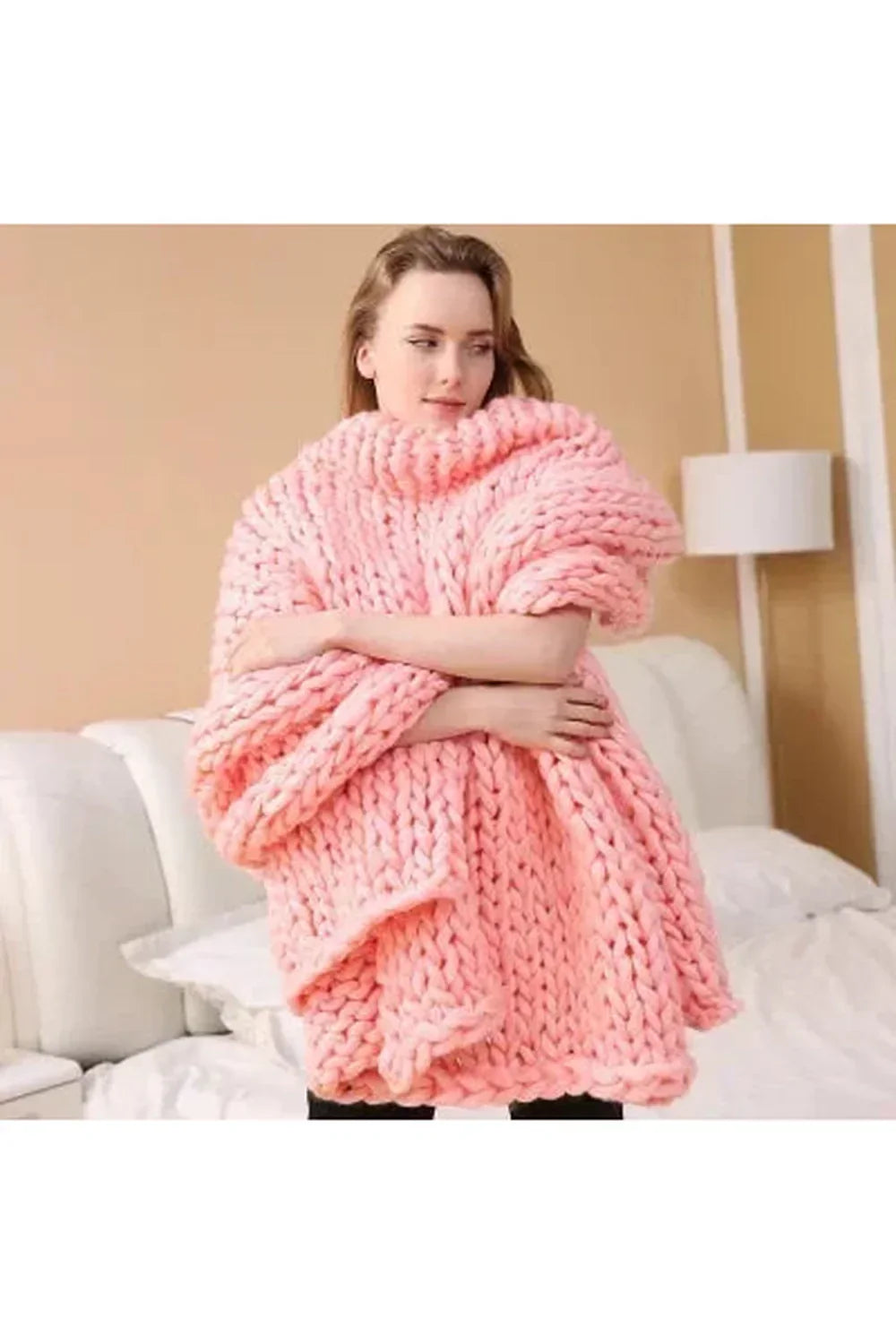 Boneroshop | Cosy Knit Chunky Blanket