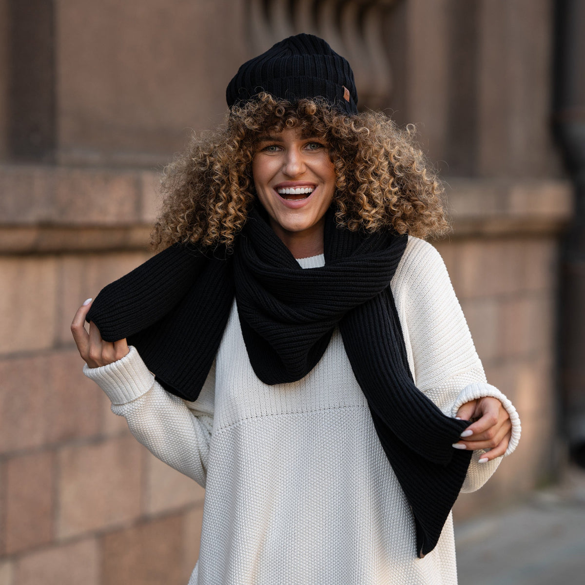 CozyMerino Beanie – Luxury Merino Wool Hat for Women