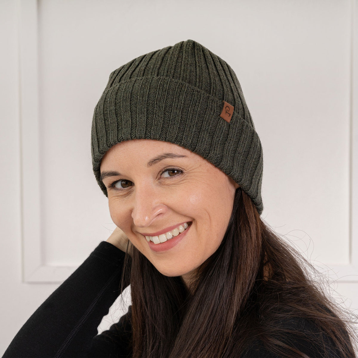 CozyMerino Beanie – Luxury Merino Wool Hat for Women