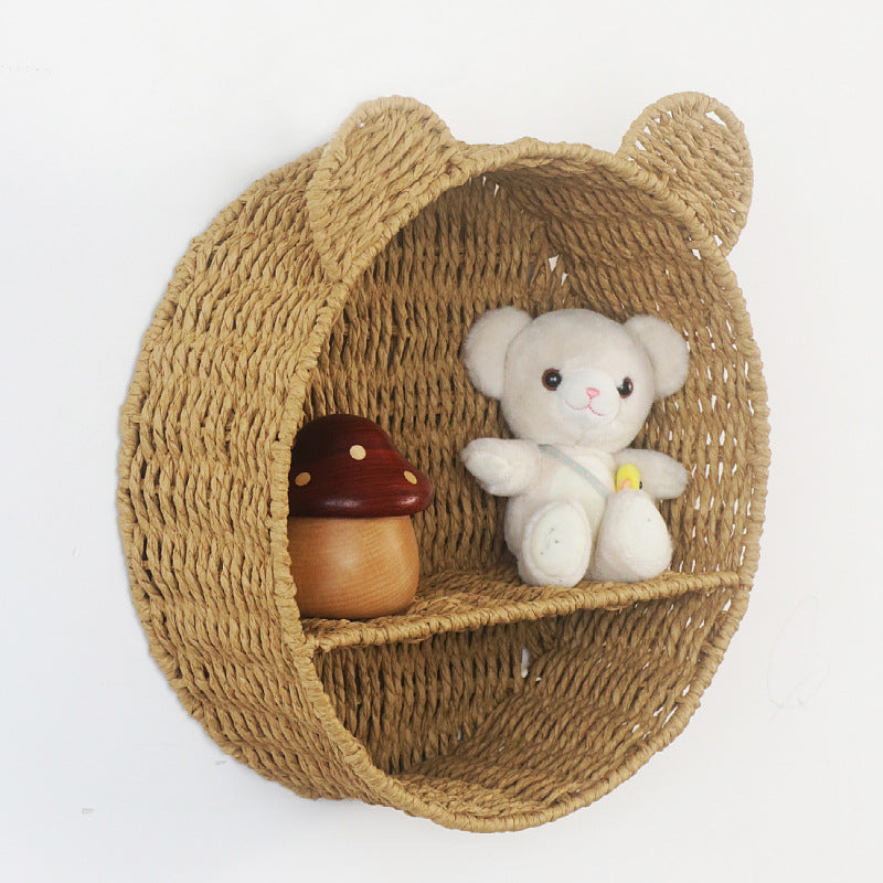 Creative bear design wall shelf