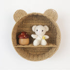 Creative bear design wall shelf