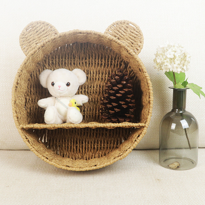 Creative bear design wall shelf