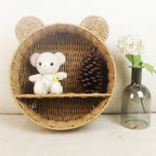 Creative bear design wall shelf