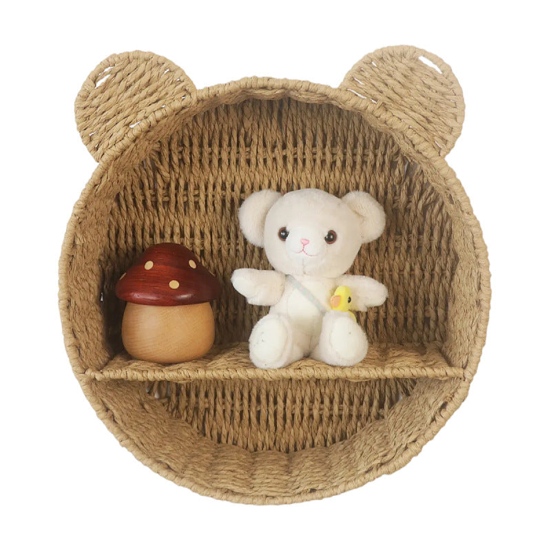 Creative bear design wall shelf