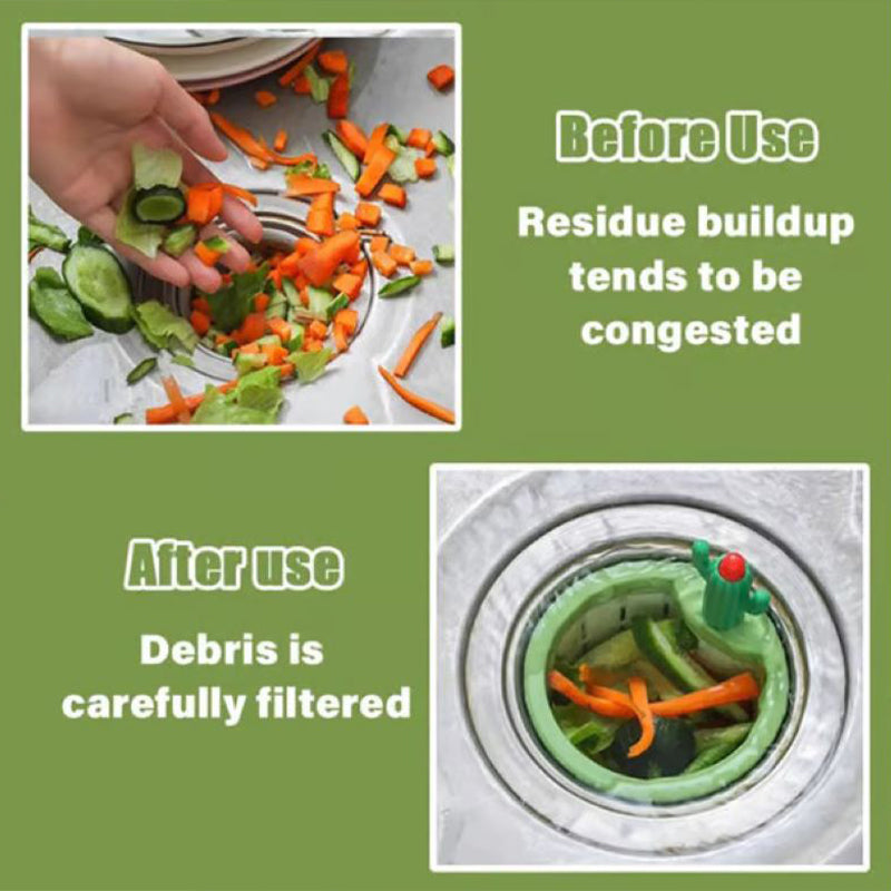 Creative Cactus Drainage Basket Set with Auto-Empty Function