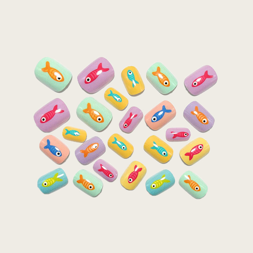 Creative Fish Design Art Nails