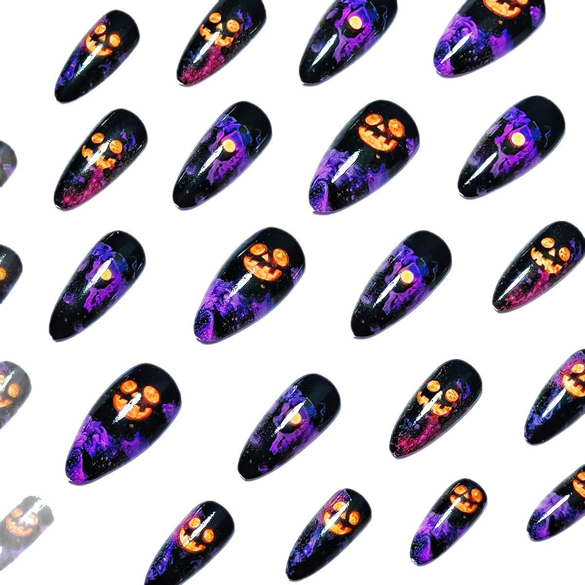 Creative Halloween Design Press-On Nails