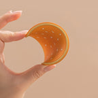 Creative hamburger-shape coaster set