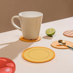 Creative Layered Burger-Shaped Insulated Coaster Set