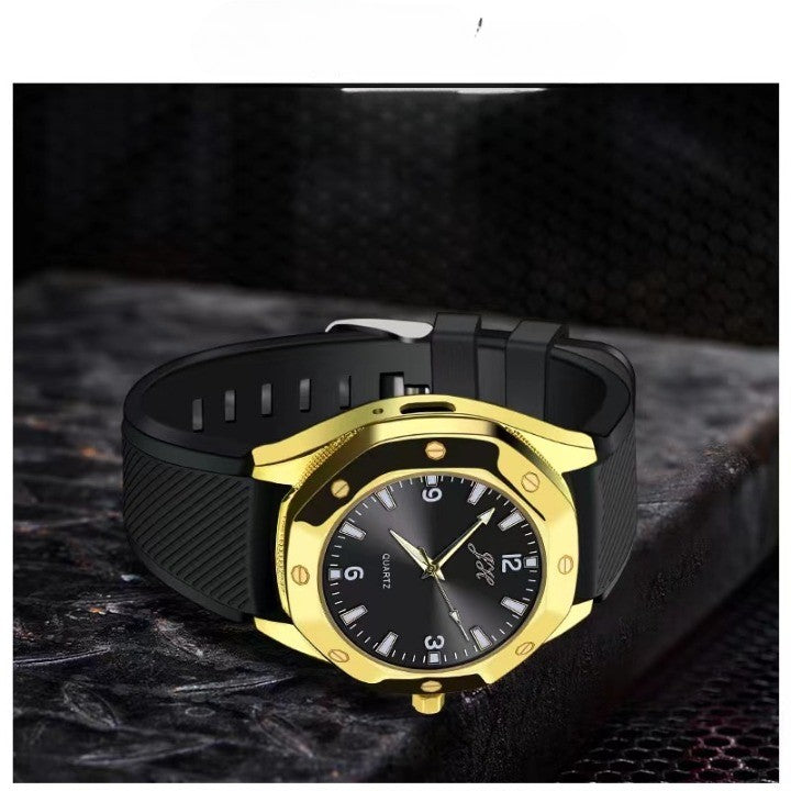 Creative USB Rechargeable Flameless Lighter Watch