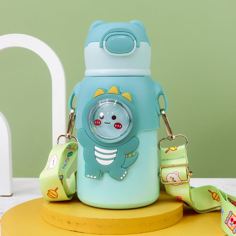 Creative Water Bottle with Cute Animal Design