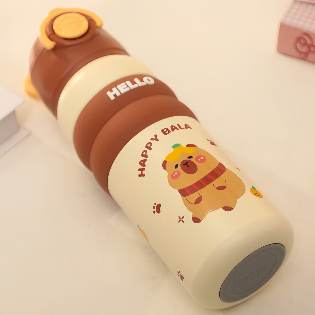Creative Water Bottle with Leak-Proof Lid