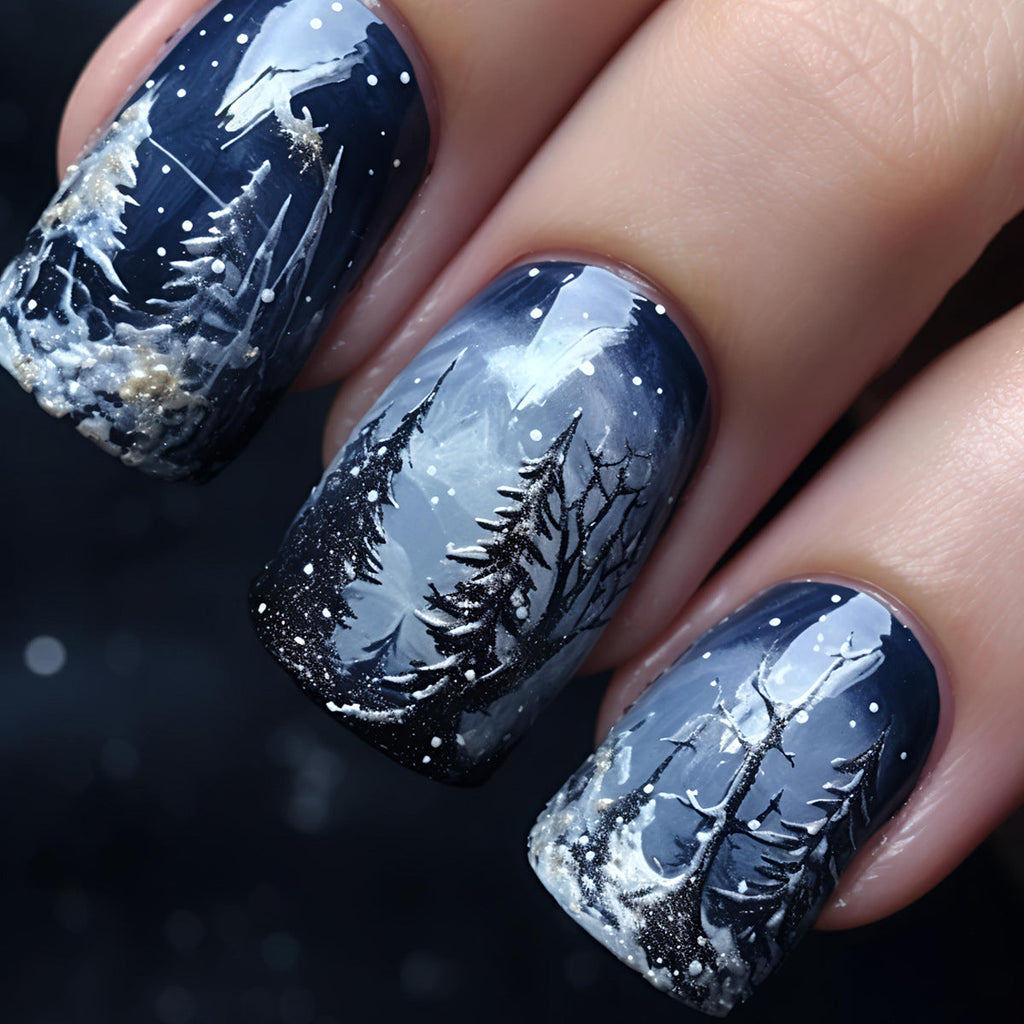 Creative Winter Nail Design