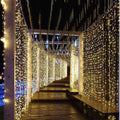 Boneroshop | Curtain Christmas Lights 8 Modes Control - Remote Control Christmas Decorative Hanging String Lights